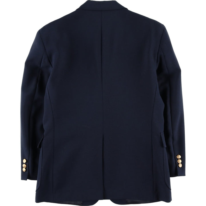 WALL STREET COLLECTION Navy Blazer, Tailored Jacket, Made in USA, Men's Size Medium unclear navy blue type Vintage Second Hand