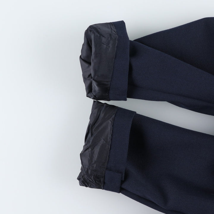 WALL STREET COLLECTION Navy Blazer, Tailored Jacket, Made in USA, Men's Size Medium unclear navy blue type Vintage Second Hand