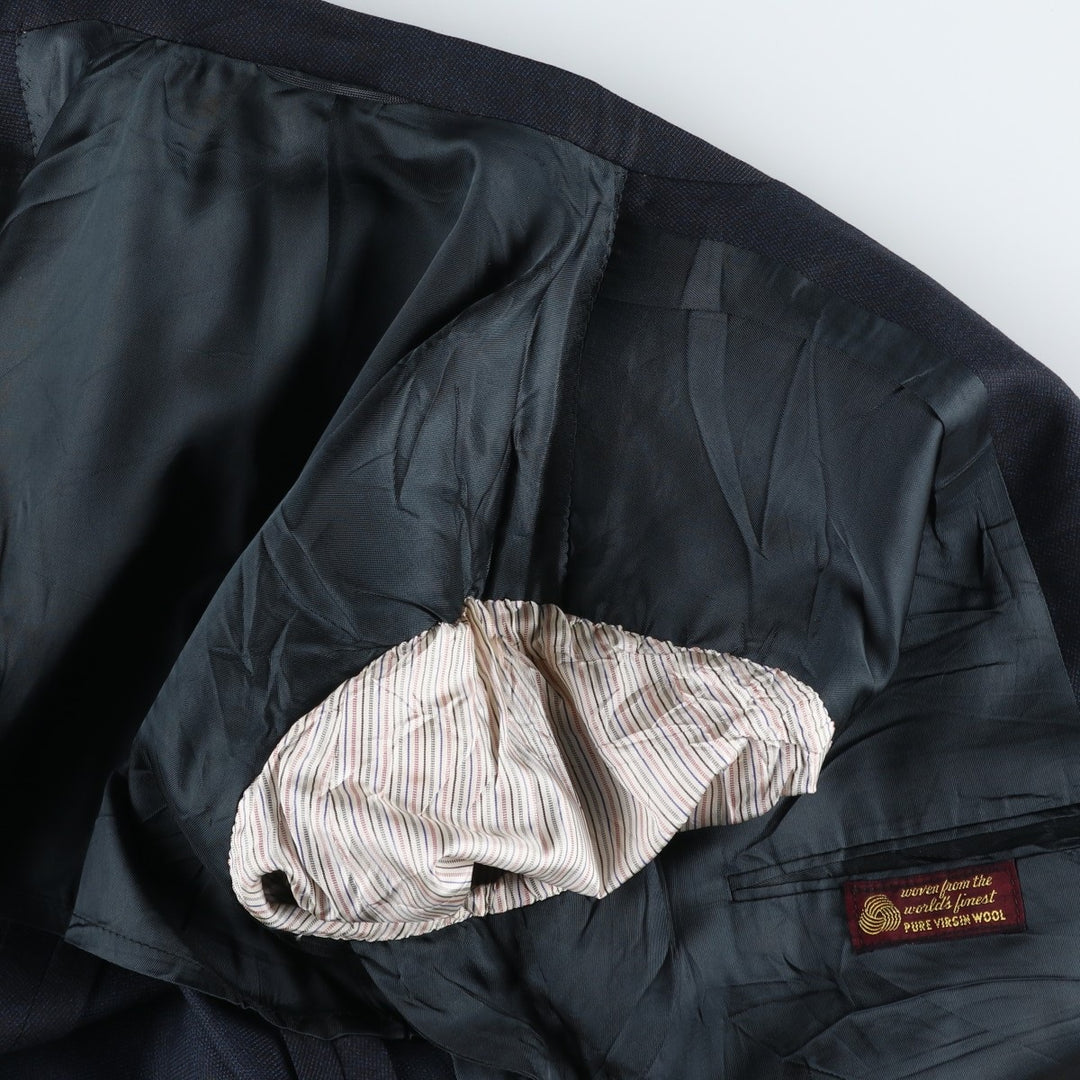 MICHAEL'S STERN wool tailored jacket, men's size M wool black type Vintage Second Hand