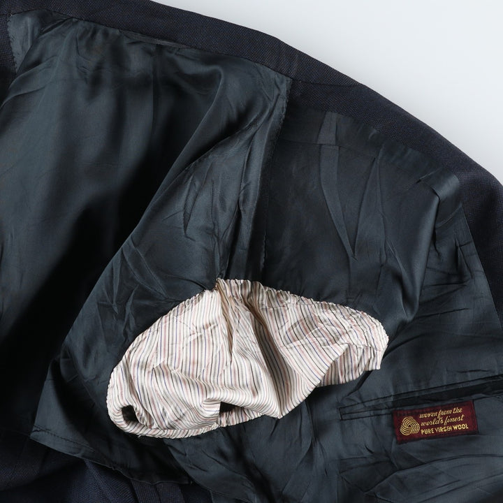 MICHAEL'S STERN wool tailored jacket, men's size M wool black type Vintage Second Hand