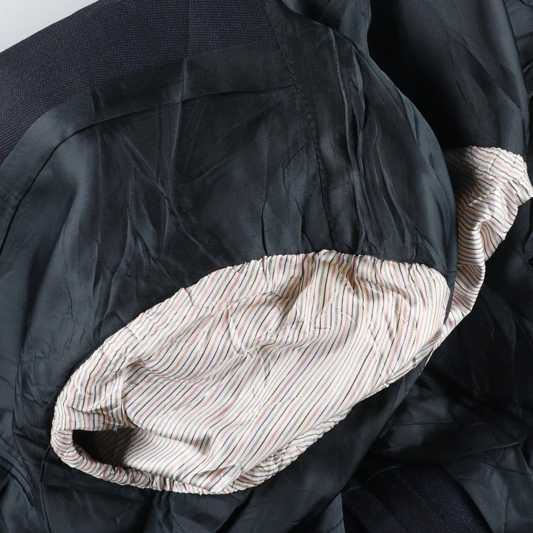 MICHAEL'S STERN wool tailored jacket, men's size M wool black type Vintage Second Hand