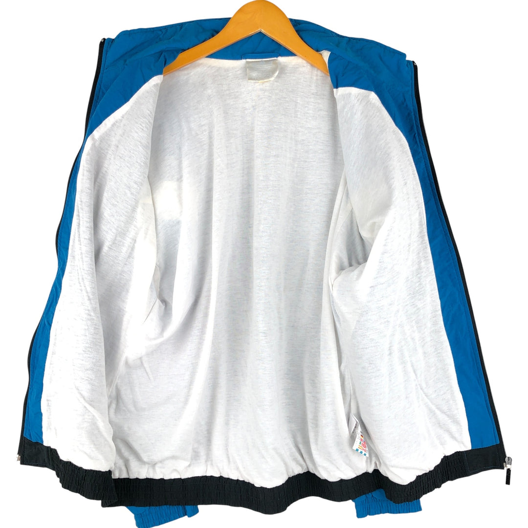 80'S Adidas nylon jacket, men's size L, vintage Nylon black type Vintage Second Hand