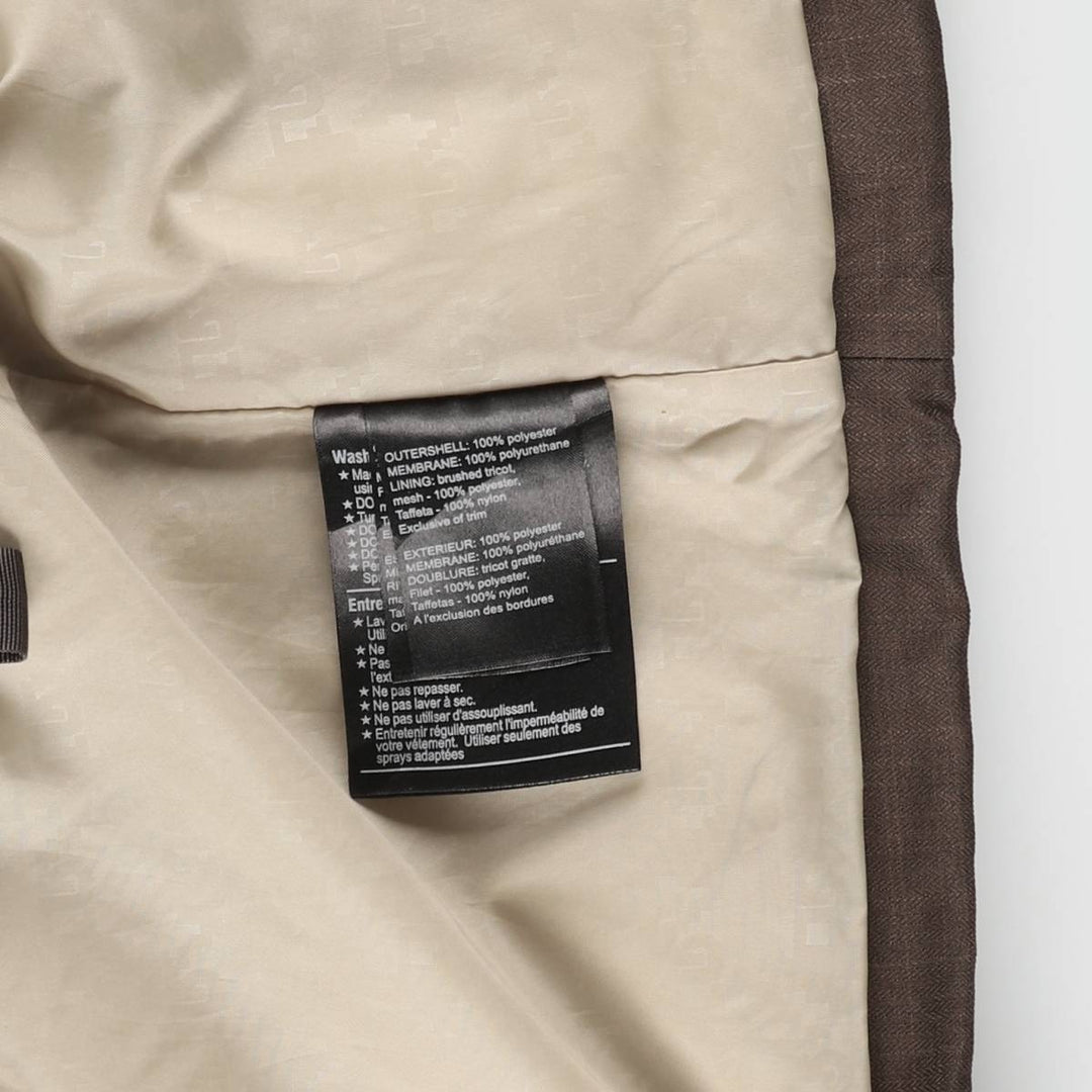 BURTON DRYRIDE Hooded Snowboard Jacket, Zip-Up Jacket, Men's Size Medium polyester brown type Vintage Second Hand