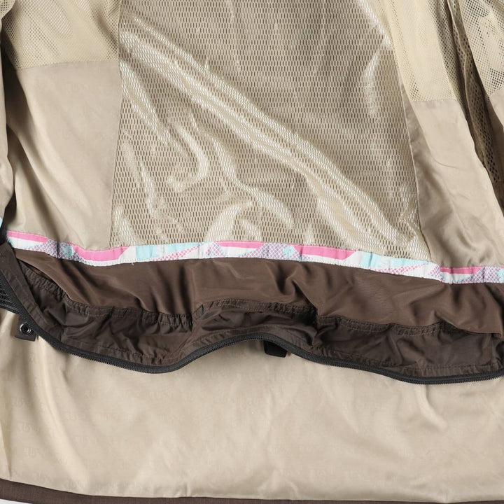 BURTON DRYRIDE Hooded Snowboard Jacket, Zip-Up Jacket, Men's Size Medium polyester brown type Vintage Second Hand