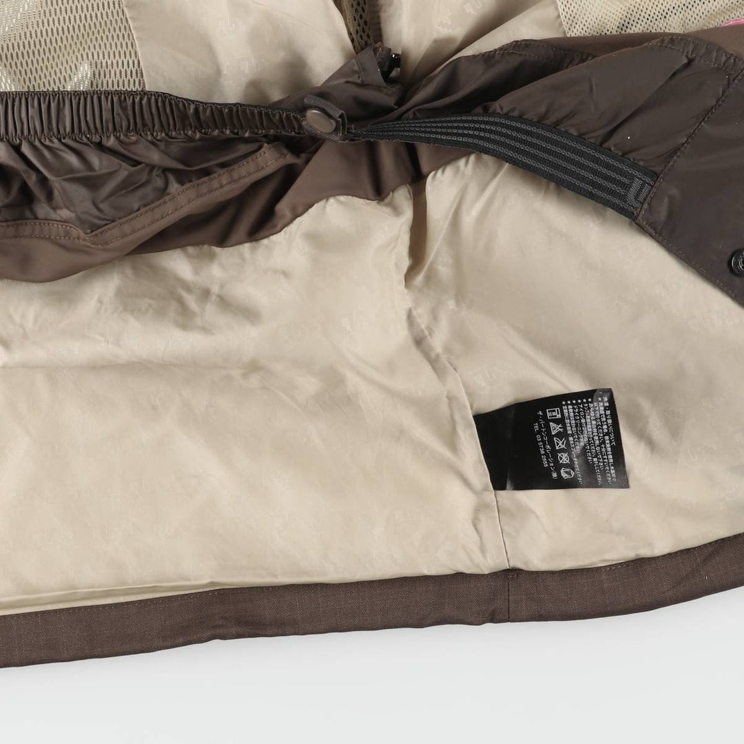 BURTON DRYRIDE Hooded Snowboard Jacket, Zip-Up Jacket, Men's Size Medium polyester brown type Vintage Second Hand
