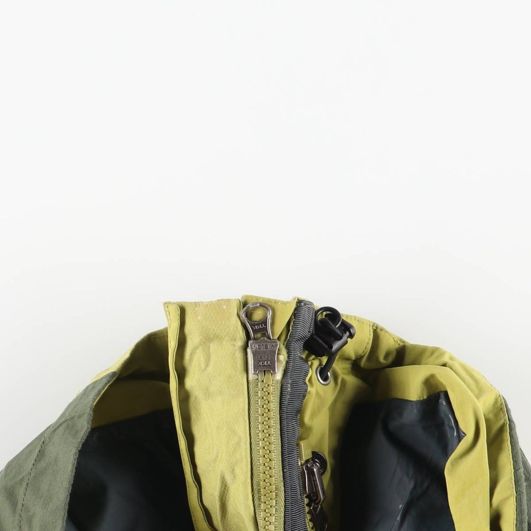 Marmot Mountain Parka Shell Jacket, Men's Size L Nylon green type yellow green Vintage Second Hand