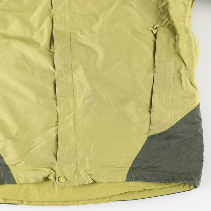 Marmot Mountain Parka Shell Jacket, Men's Size L Nylon green type yellow green Vintage Second Hand
