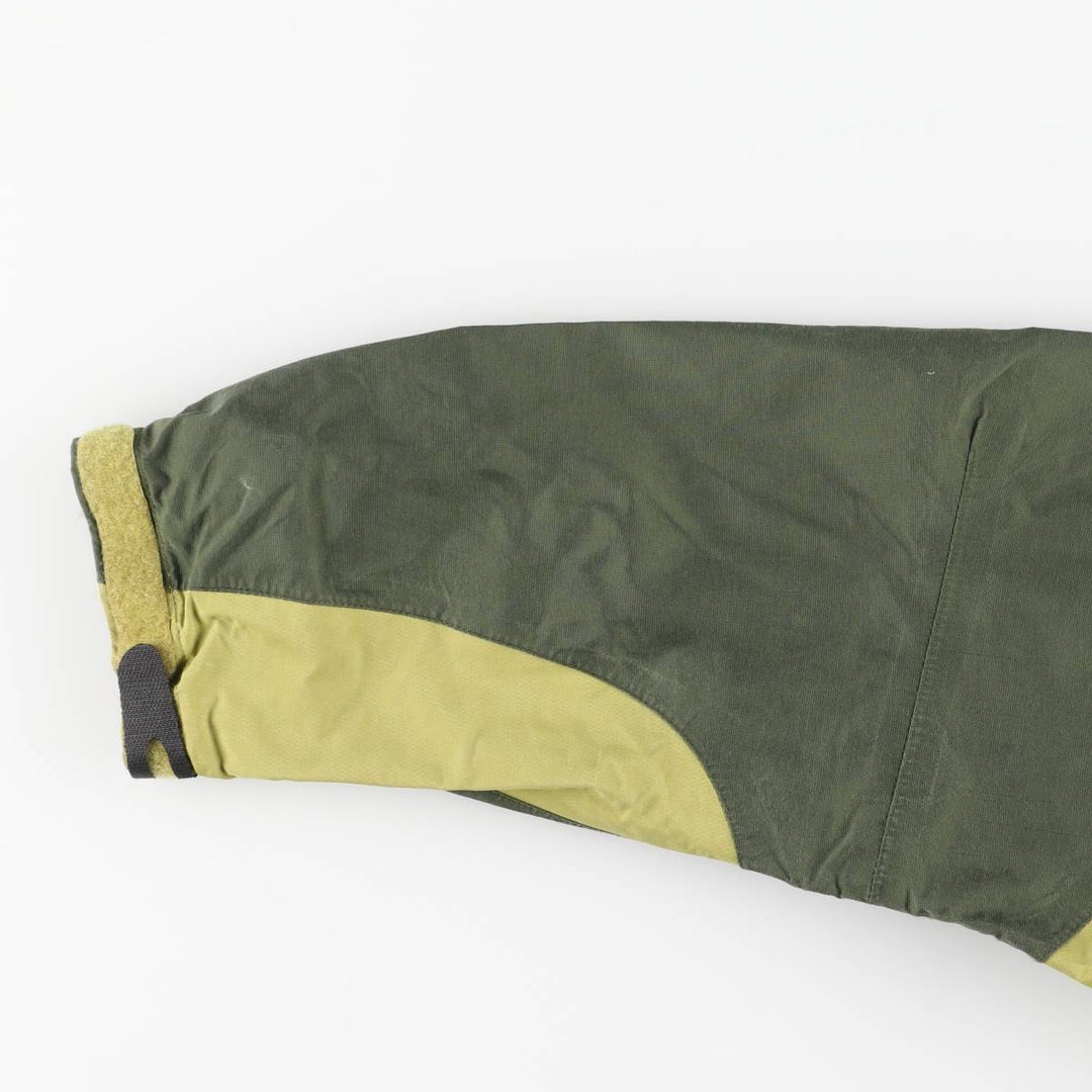 Marmot Mountain Parka Shell Jacket, Men's Size L Nylon green type yellow green Vintage Second Hand