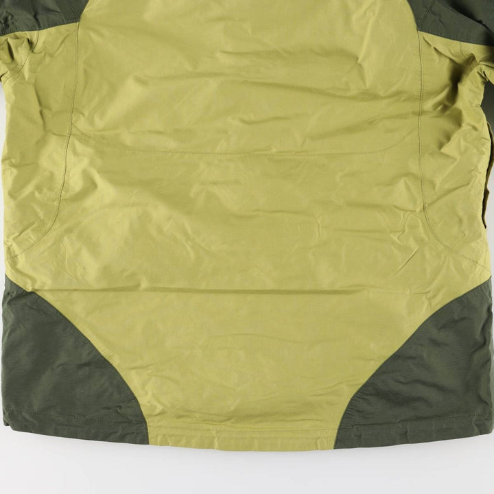 Marmot Mountain Parka Shell Jacket, Men's Size L Nylon green type yellow green Vintage Second Hand