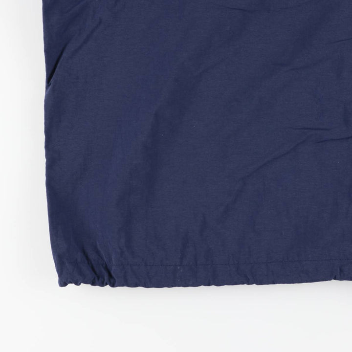 Vintage 80s-90'S Eddie Bauer two-tone nylon parka with black tag, size M, men's Nylon navy blue type Vintage Second Hand