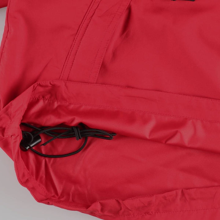 90'S The North Face Stow Pocket Packable Anorak Jacket, Men's XL polyester red type Vintage Second Hand