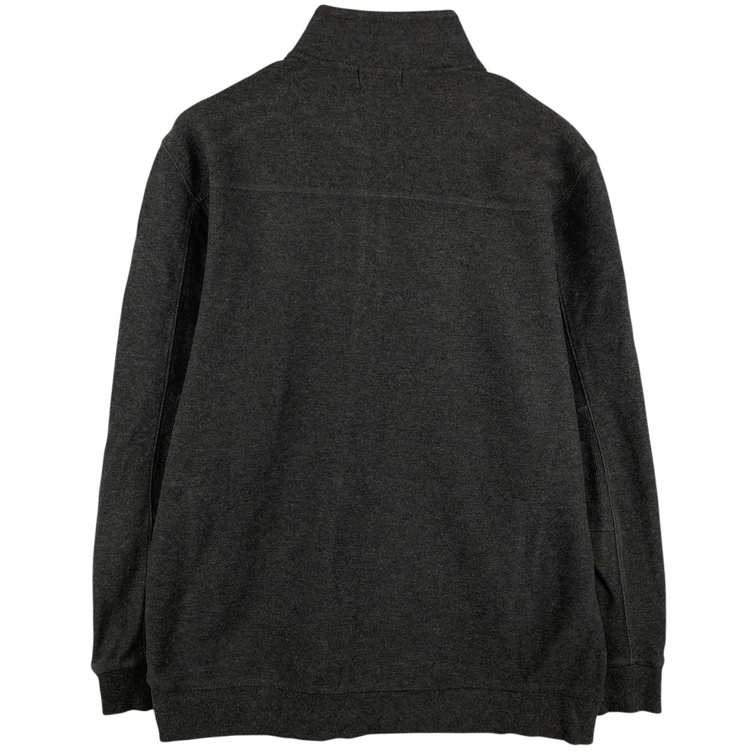 Vintage 90s-00'S Calvin Klein full-zip sweatshirt, size L, men's cotton Charcoal Vintage Second Hand