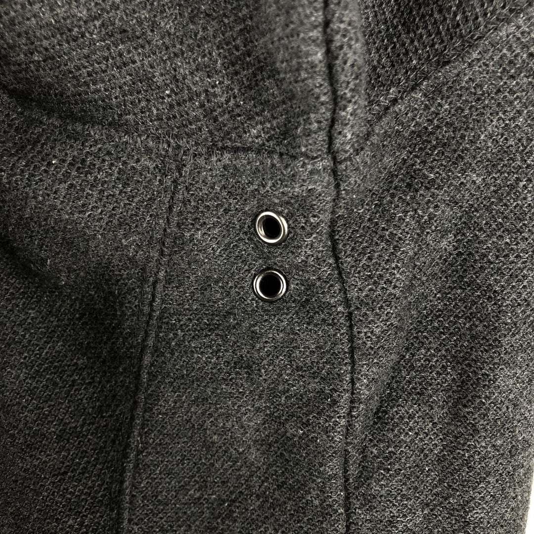 Vintage 90s-00'S Calvin Klein full-zip sweatshirt, size L, men's cotton Charcoal Vintage Second Hand