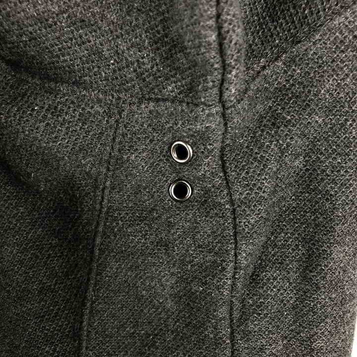 Vintage 90s-00'S Calvin Klein full-zip sweatshirt, size L, men's cotton Charcoal Vintage Second Hand