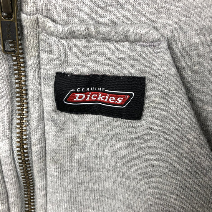 Dickies Back Print Full Zip Sweatshirt Hoodie, Men's Size M unclear gray type Vintage Second Hand