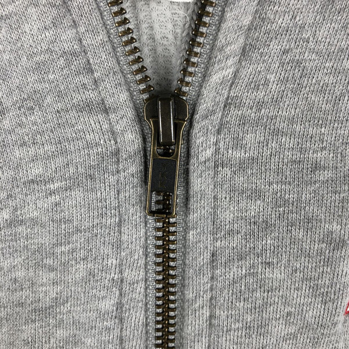 Dickies Back Print Full Zip Sweatshirt Hoodie, Men's Size M unclear gray type Vintage Second Hand
