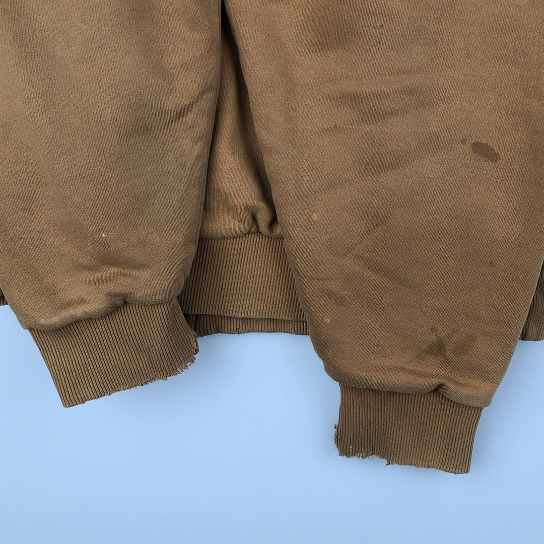 Dickies Sweat Full Zip Hoodie Men's XL cotton brown type Vintage Second Hand