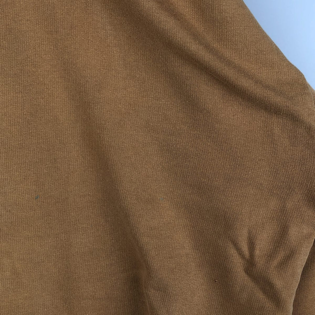Dickies Sweat Full Zip Hoodie Men's XL cotton brown type Vintage Second Hand