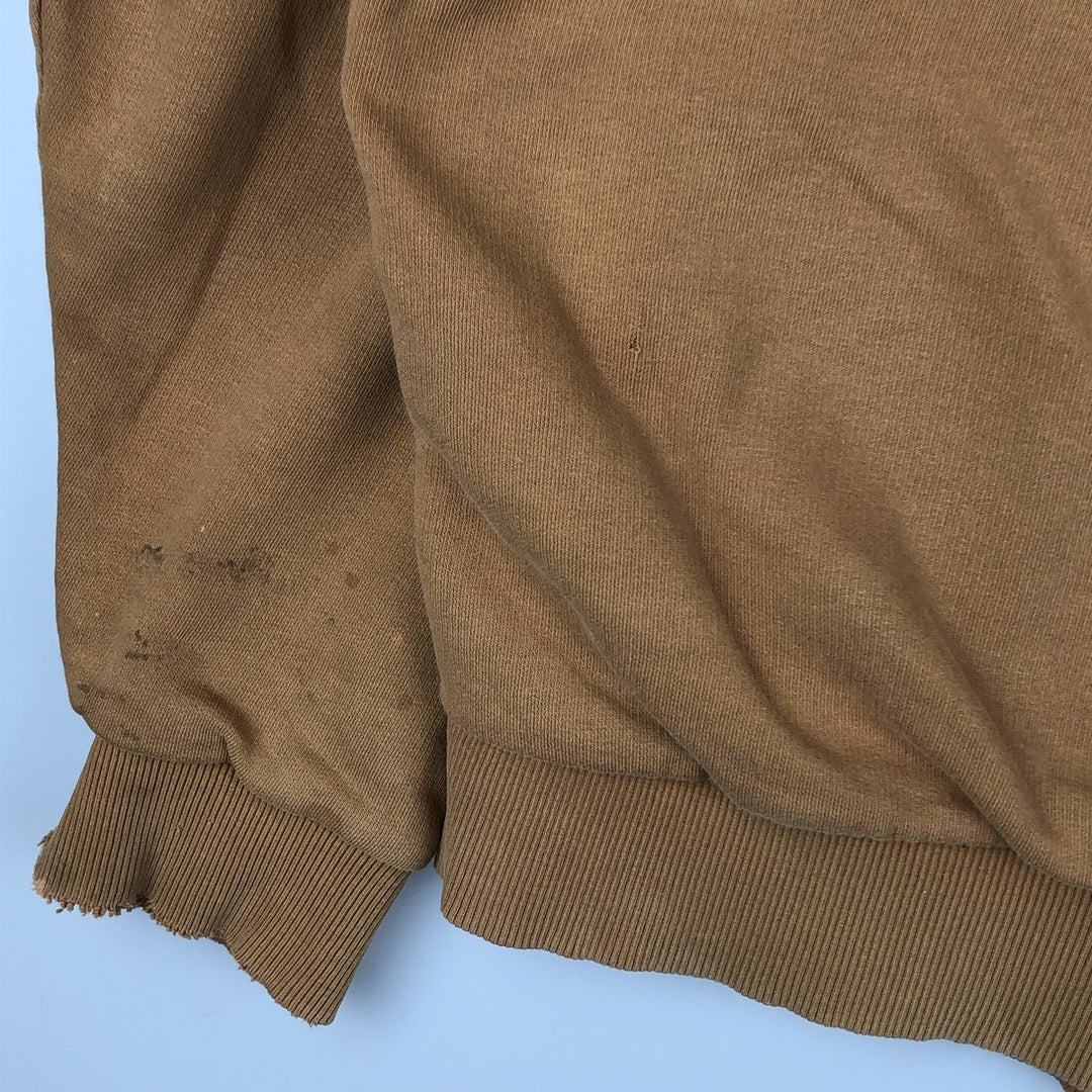 Dickies Sweat Full Zip Hoodie Men's XL cotton brown type Vintage Second Hand