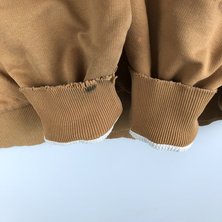 Dickies Sweat Full Zip Hoodie Men's XL cotton brown type Vintage Second Hand