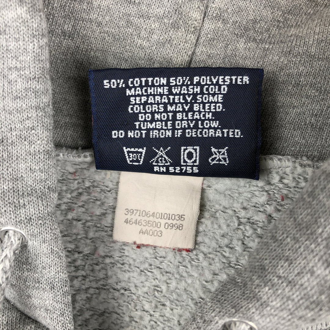 Vintage 90'S Jansport full-zip sweatshirt hoodie, made in the USA, size L, men's cotton gray type Vintage Second Hand