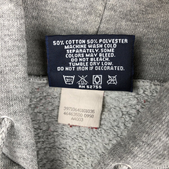 Vintage 90'S Jansport full-zip sweatshirt hoodie, made in the USA, size L, men's cotton gray type Vintage Second Hand