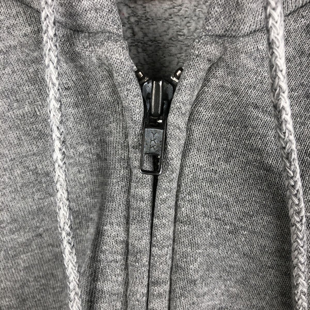 Vintage 90'S Jansport full-zip sweatshirt hoodie, made in the USA, size L, men's cotton gray type Vintage Second Hand