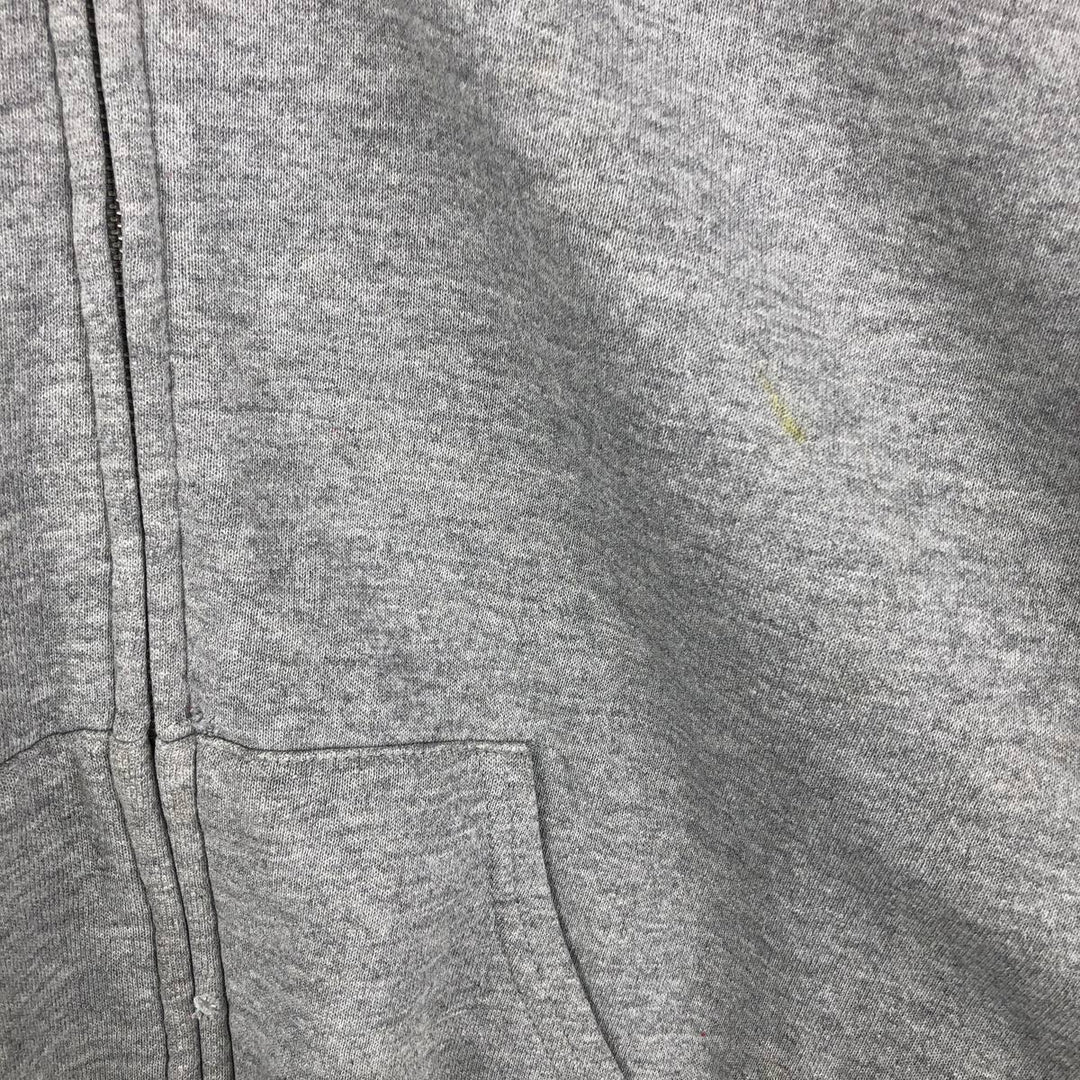 Vintage 90'S Jansport full-zip sweatshirt hoodie, made in the USA, size L, men's cotton gray type Vintage Second Hand