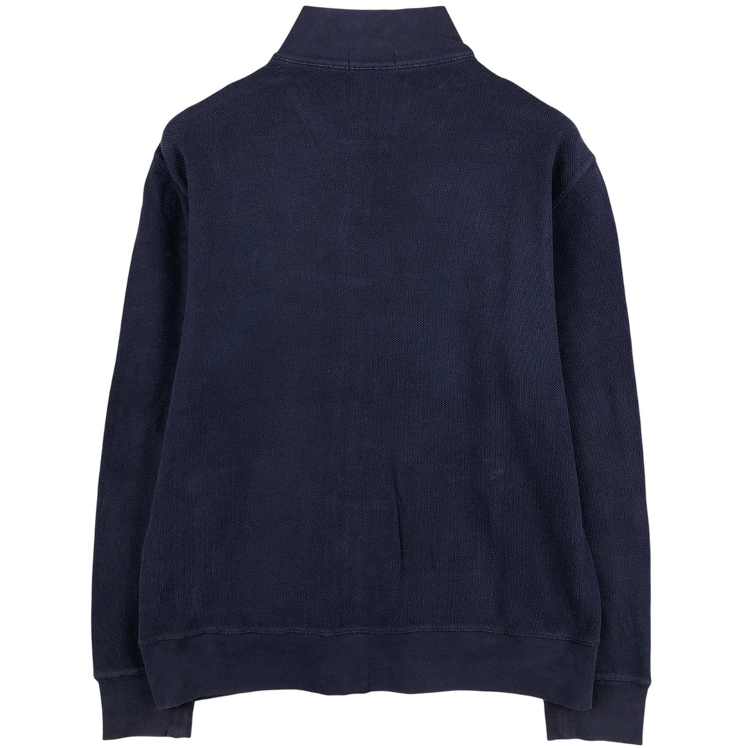 Ralph Lauren POLO RALPH LAUREN Full Zip Sweatshirt Trainer Men's L size cotton navy blue type Vintage Second Hand