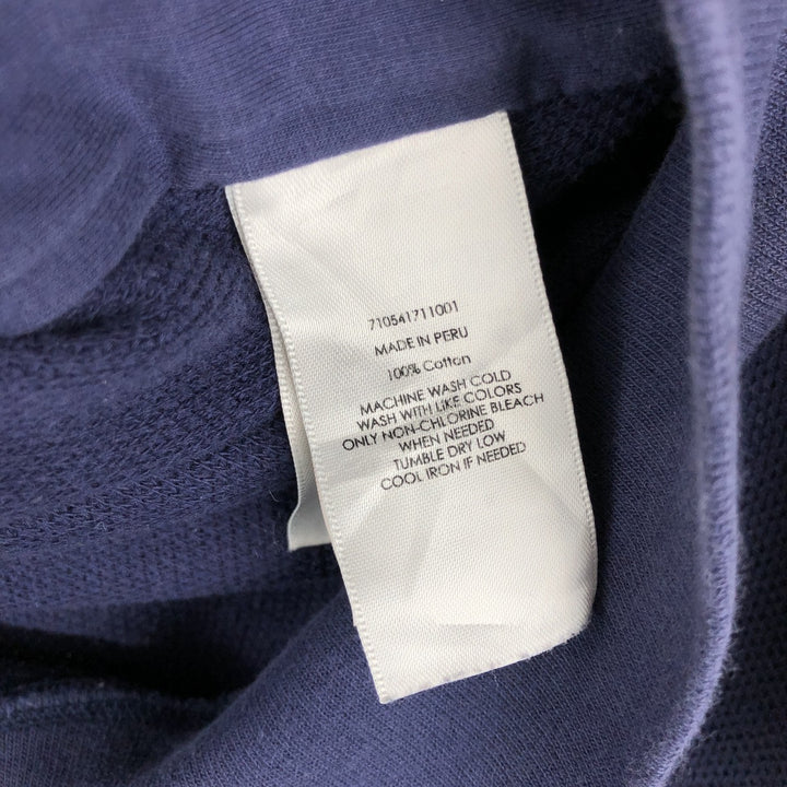 Ralph Lauren POLO RALPH LAUREN Full Zip Sweatshirt Trainer Men's L size cotton navy blue type Vintage Second Hand