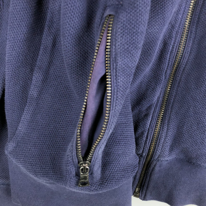Ralph Lauren POLO RALPH LAUREN Full Zip Sweatshirt Trainer Men's L size cotton navy blue type Vintage Second Hand