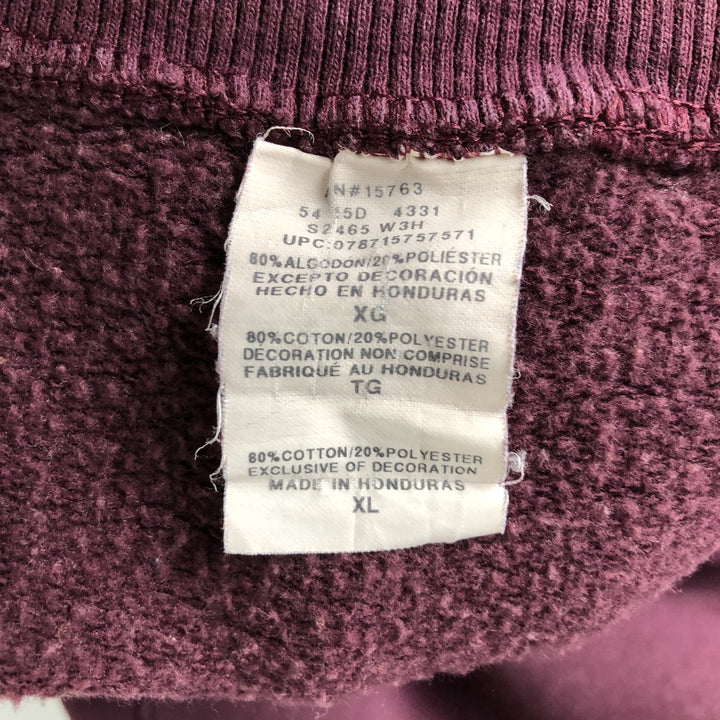 Champion ECO One-Point Logo Sweatshirt, Men's XL cotton Red type red-purple Vintage Second Hand