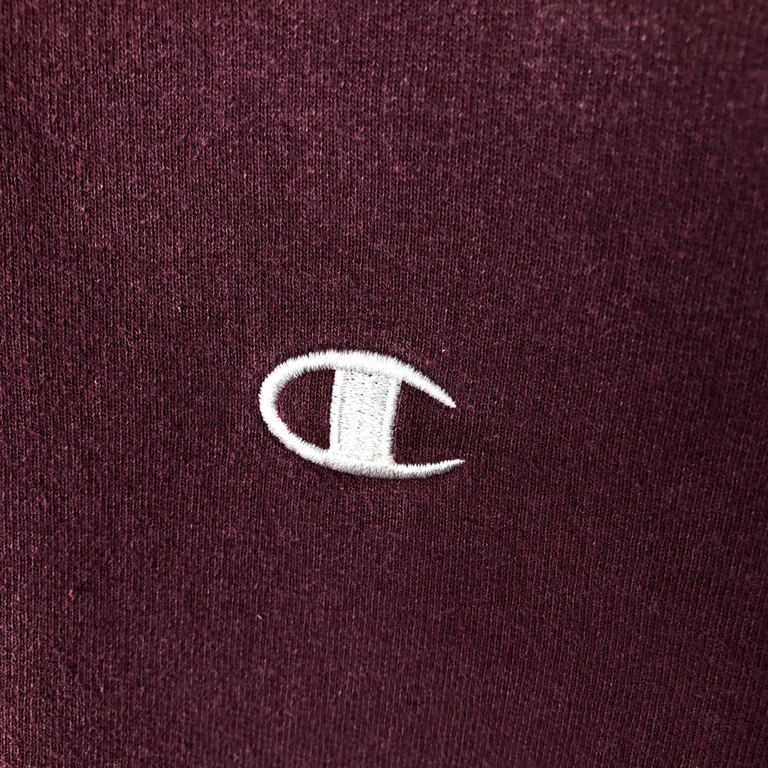 Champion ECO One-Point Logo Sweatshirt, Men's XL cotton Red type red-purple Vintage Second Hand