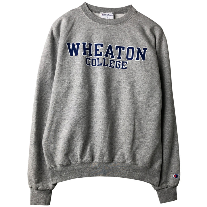 Champion Authentic Athletics Wear College Sweatshirt, Men's Size Medium cotton gray type Vintage Second Hand