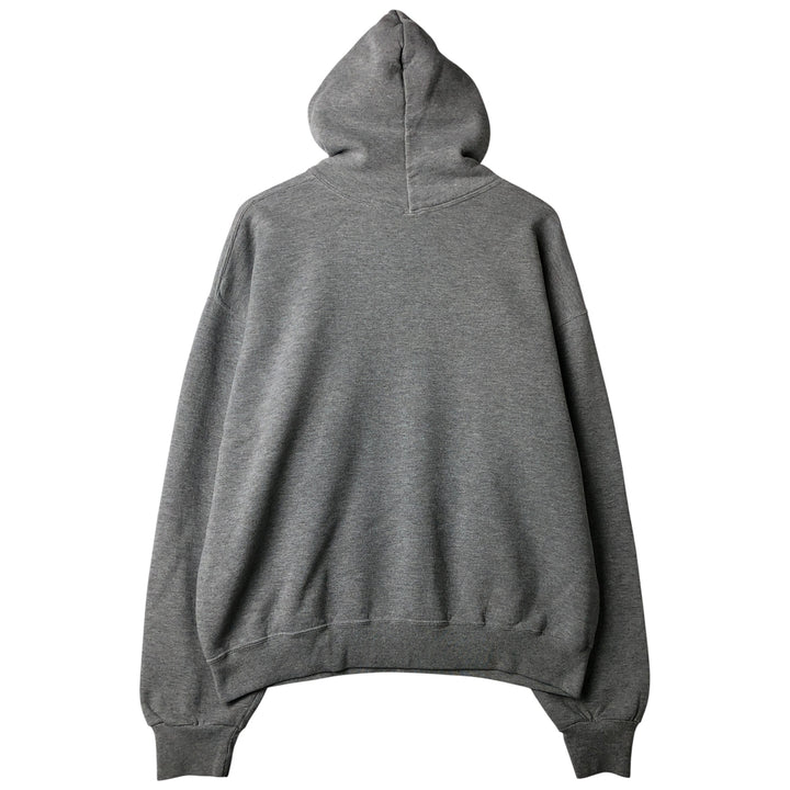 90'S Russell College Sweatshirt Pullover Hoodie Men's XL Size Vintage polyester gray type Vintage Second Hand