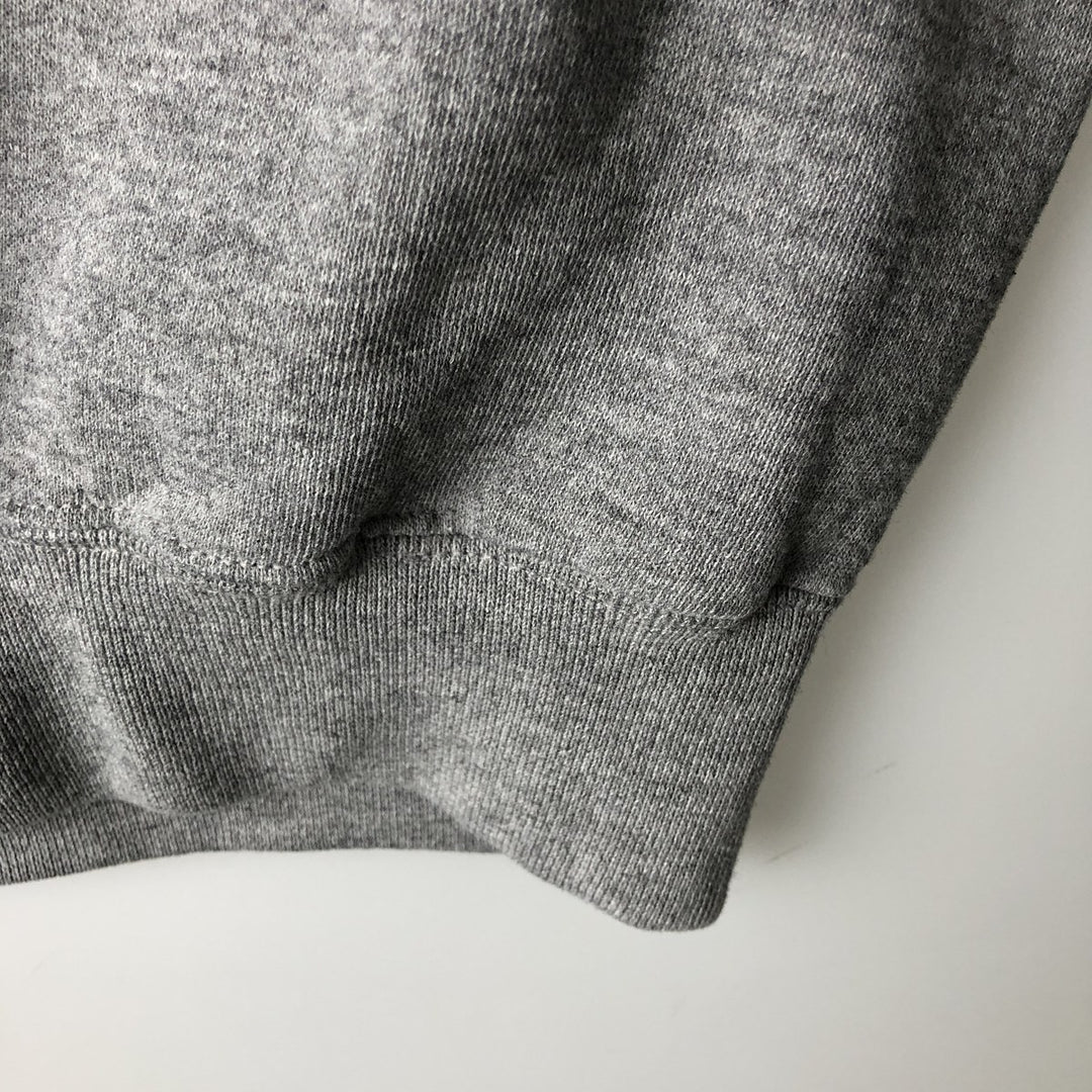 90'S Russell College Sweatshirt Pullover Hoodie Men's XL Size Vintage polyester gray type Vintage Second Hand