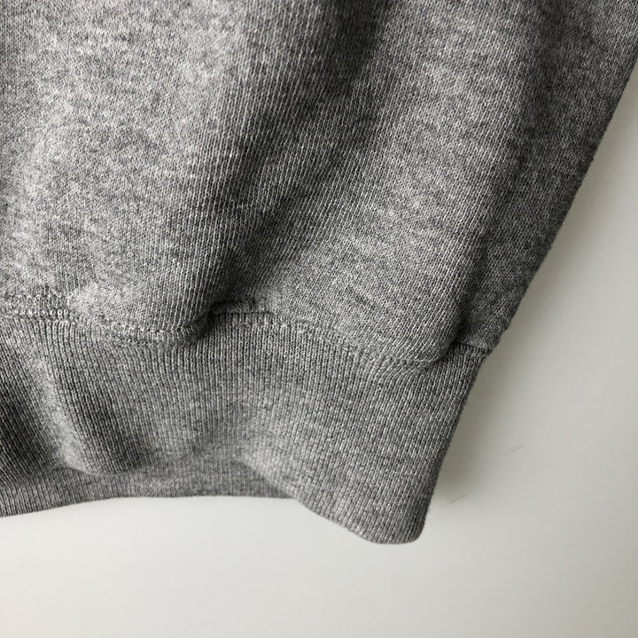 90'S Russell College Sweatshirt Pullover Hoodie Men's XL Size Vintage polyester gray type Vintage Second Hand
