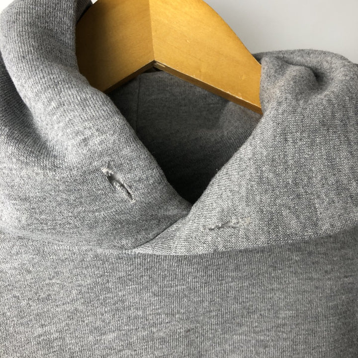 90'S Russell College Sweatshirt Pullover Hoodie Men's XL Size Vintage polyester gray type Vintage Second Hand