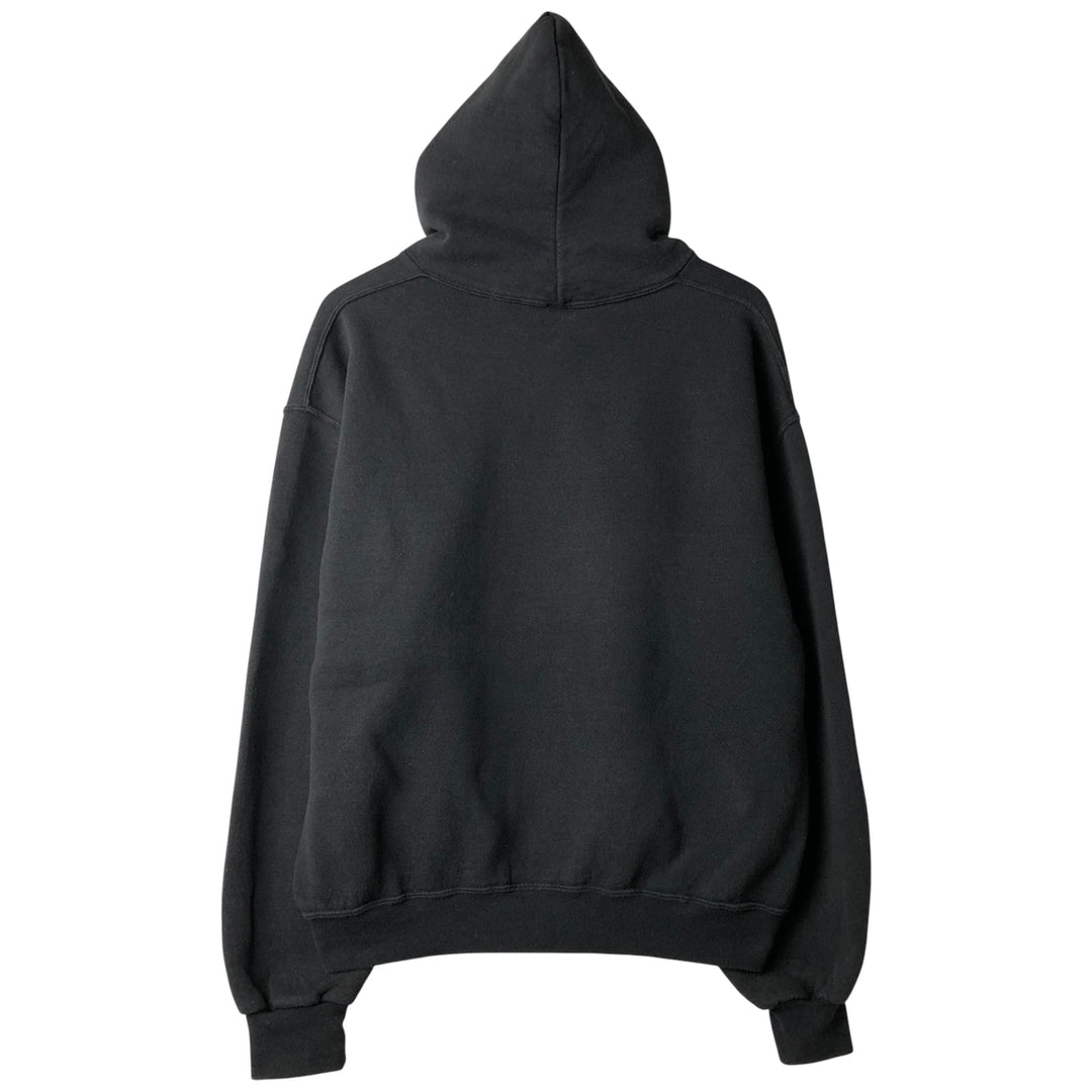 Vintage 90'S Russell College Pullover Hoodie, Men's Size L cotton black type Vintage Second Hand