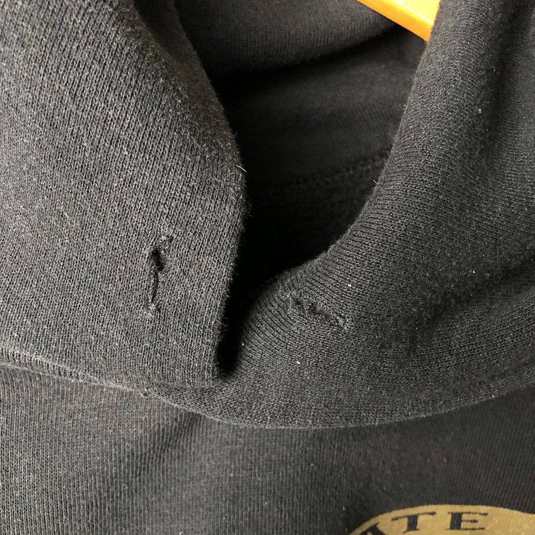 Vintage 90'S Russell College Pullover Hoodie, Men's Size L cotton black type Vintage Second Hand