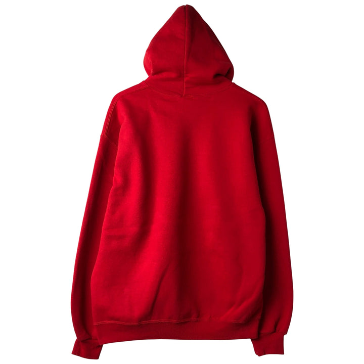 Vintage 90'S Russell College Pullover Hoodie, Men's Size L cotton red type Vintage Second Hand