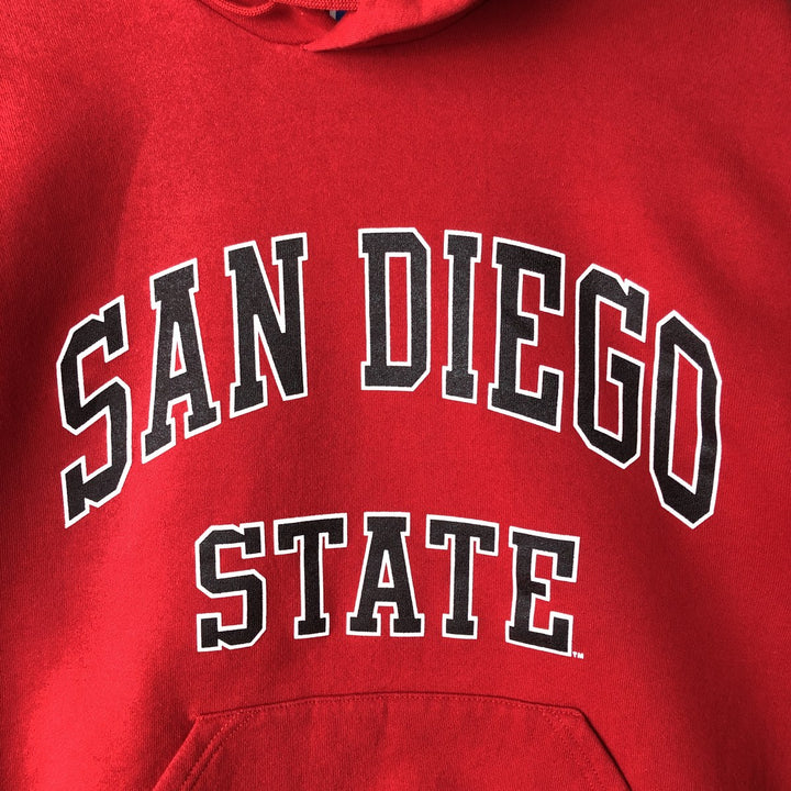 Vintage 90'S Russell College Pullover Hoodie, Men's Size L cotton red type Vintage Second Hand