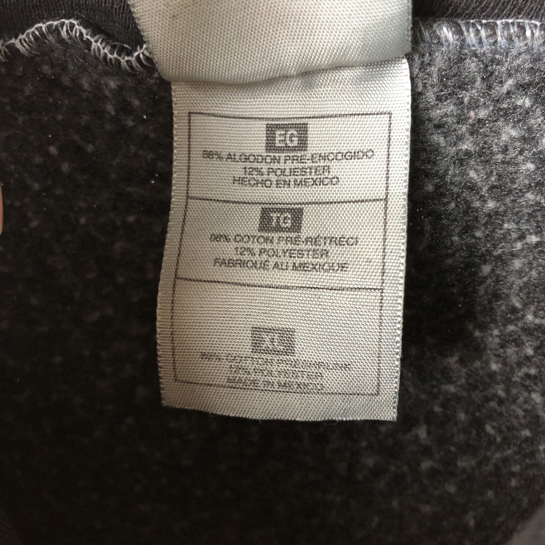 2000'S Fruit of the Loom Heavy Cotton College Pullover Hoodie, Men's XL cotton black type Vintage Second Hand