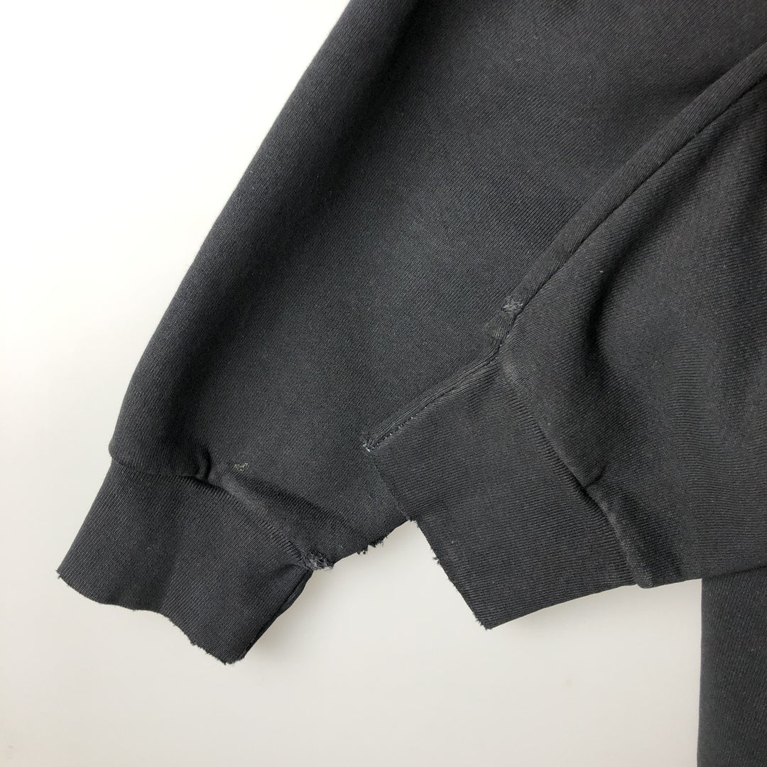 2000'S Fruit of the Loom Heavy Cotton College Pullover Hoodie, Men's XL cotton black type Vintage Second Hand