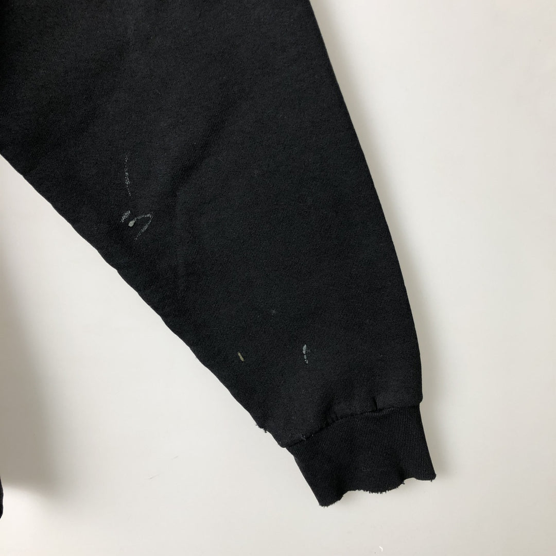 2000'S Fruit of the Loom Heavy Cotton College Pullover Hoodie, Men's XL cotton black type Vintage Second Hand