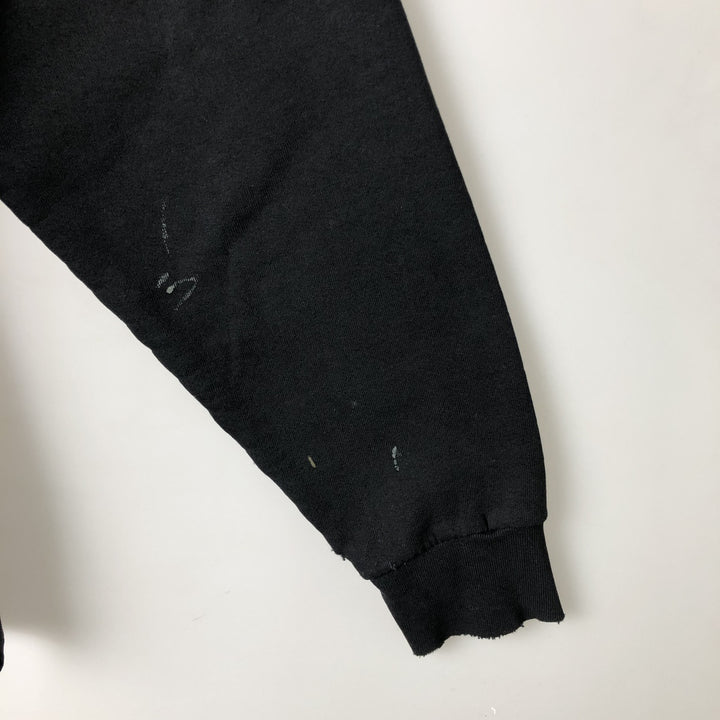 2000'S Fruit of the Loom Heavy Cotton College Pullover Hoodie, Men's XL cotton black type Vintage Second Hand