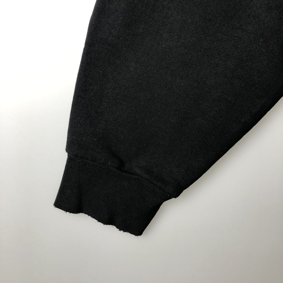 2000'S Fruit of the Loom Heavy Cotton College Pullover Hoodie, Men's XL cotton black type Vintage Second Hand