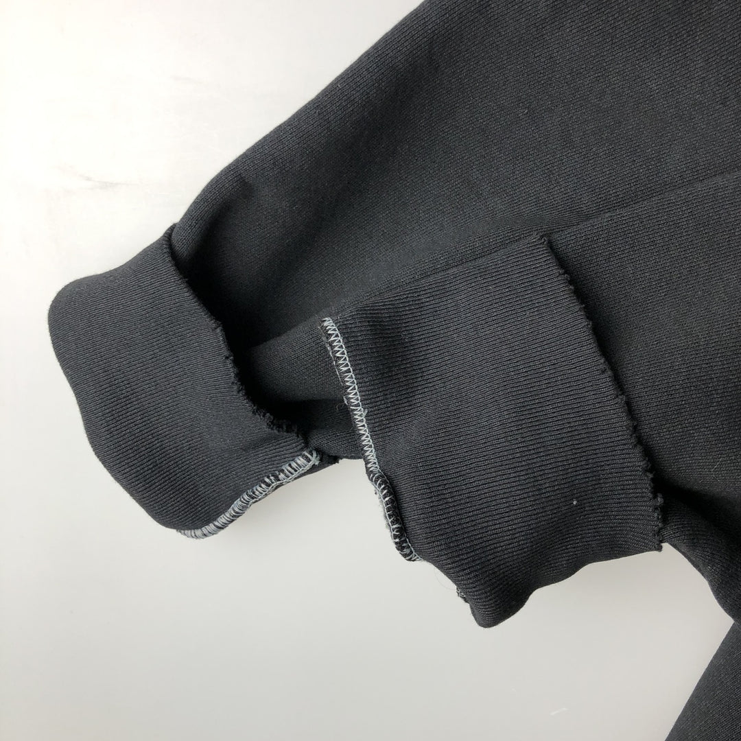 2000'S Fruit of the Loom Heavy Cotton College Pullover Hoodie, Men's XL cotton black type Vintage Second Hand