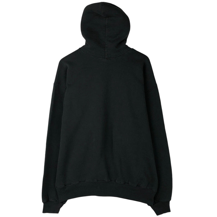 90'S Russell College Sweatshirt Pullover Hoodie Men's XL Size Vintage cotton black type Vintage Second Hand