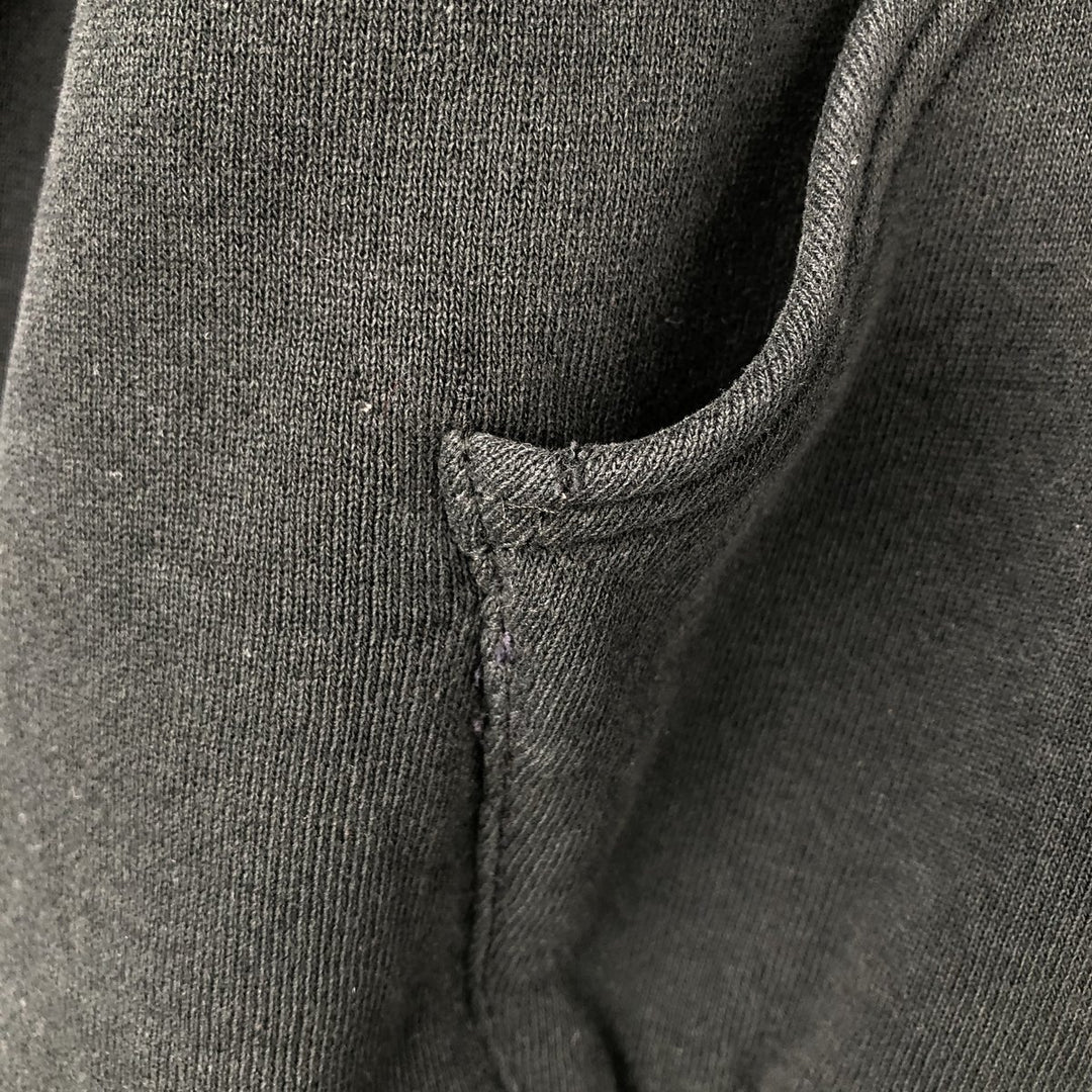 90'S Russell College Sweatshirt Pullover Hoodie Men's XL Size Vintage cotton black type Vintage Second Hand